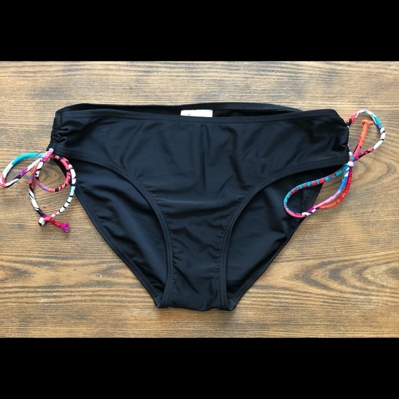 🎄 Pure Alfred Sung bikini bottoms  black 12 NWT - Picture 1 of 7